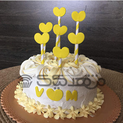 رزت خامه ای || مشهد کیک سفارش آنلاین کیک و شیرینی در مشهد