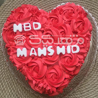 رزت قلب || مشهد کیک سفارش آنلاین کیک و شیرینی در مشهد