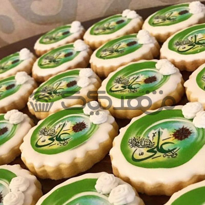 کوکی با چاپ خوراکی  || مشهد کیک سفارش آنلاین کیک و شیرینی در مشهد
