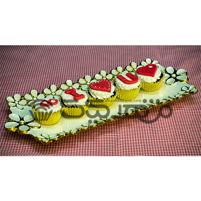 کاپ کیک ردولوت (قرمز مخملی) || مشهد کیک سفارش آنلاین کیک و شیرینی در مشهد