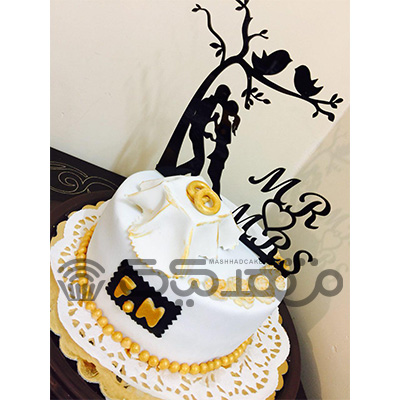 کیک سالگرد ازدواج || مشهد کیک سفارش آنلاین کیک و شیرینی در مشهد