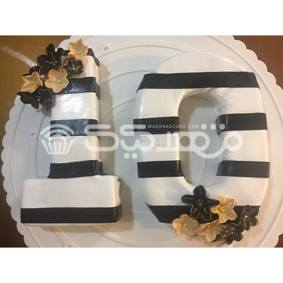کیک اعداد || مشهد کیک سفارش آنلاین کیک و شیرینی در مشهد
