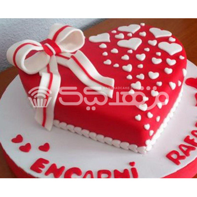 کیک ردولوت (قرمز مخملی ) با فیلینگ خامه و گردو با روکش فندانت || مشهد کیک سفارش آنلاین کیک و شیرینی در مشهد